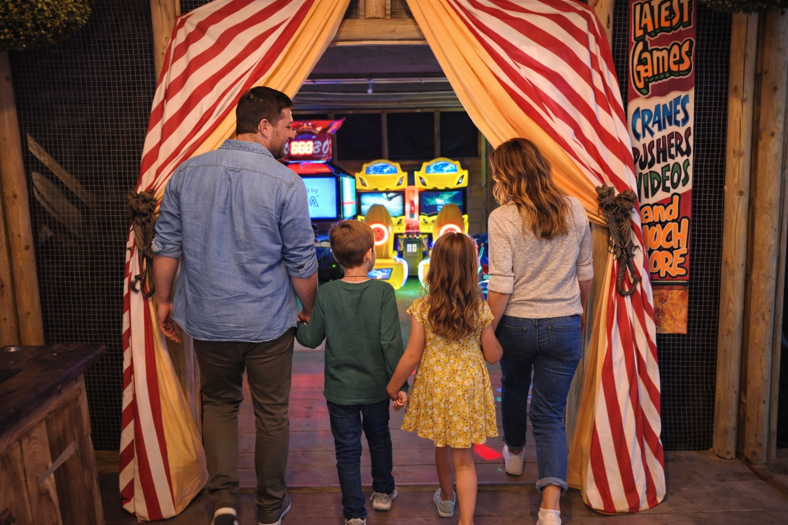 amusement arcades at skybears holidays
