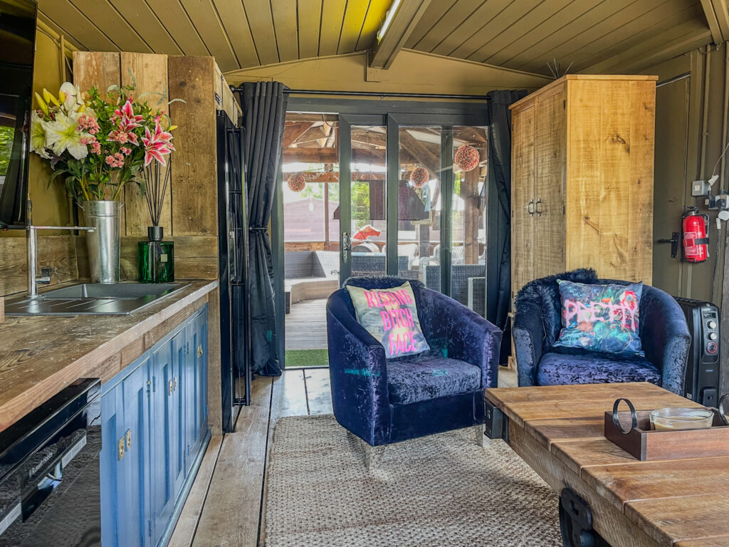 wooden cabin in Lincolnshire
