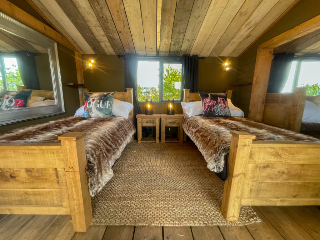 cozy cabin for four in Lincolnshire